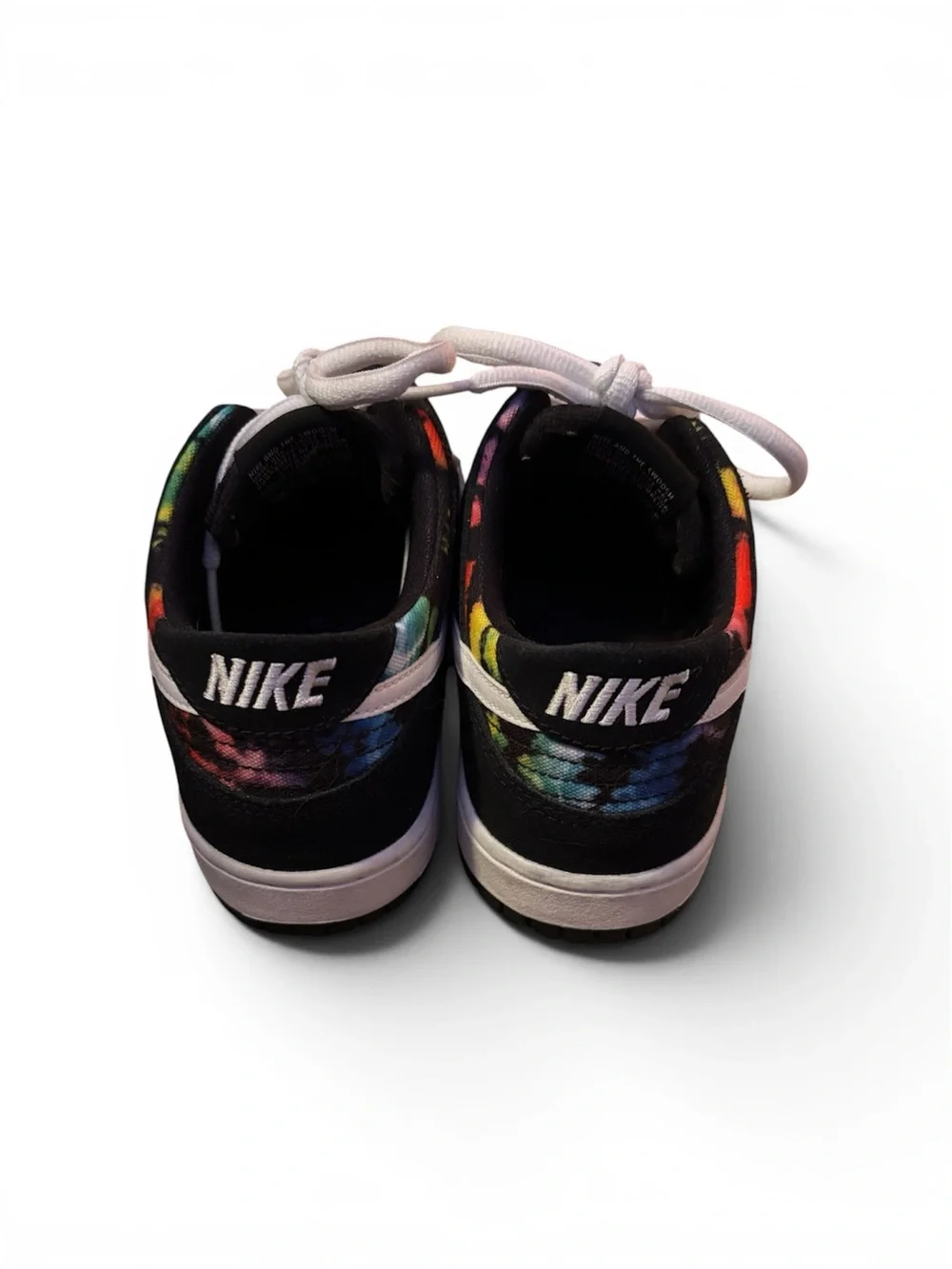 Nike SB Dunk Low Pro IW "Tie Dye" – Black/Multi-Color – Men's Size 6.5 - Picture 2 of 5